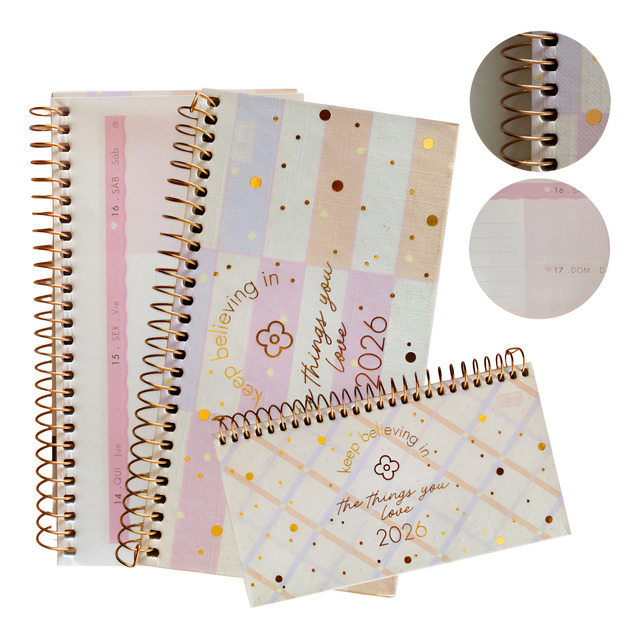 Agenda Bolso Semanal Diária Planner Organização 2026 Tilibra