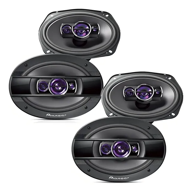4 Alto Falante 6x9 69 Pioneer 400w Pmpo Quadriaxial Ts6960br