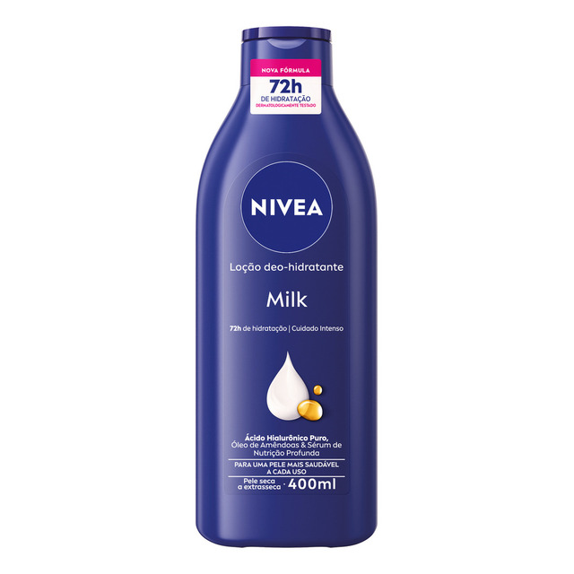 NIVEA Loção Hidratante Milk Pele Seca a Extrasseca 400ml