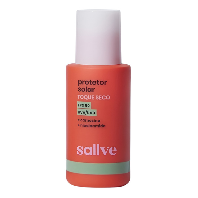 Protetor Solar Facial Sallve Toque Seco FPS 50 - 40g