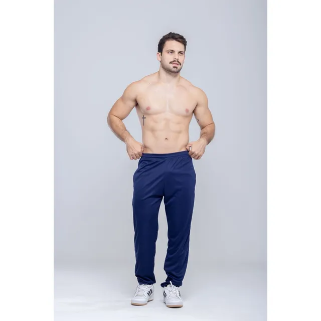 Calça Dry Fit Esportiva Masculina Slim Academia Treino - Tam M