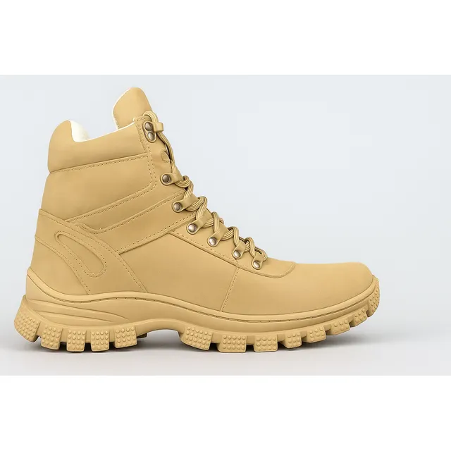 Coturno Militar Bota Masculina Couro Legitimo Adventure