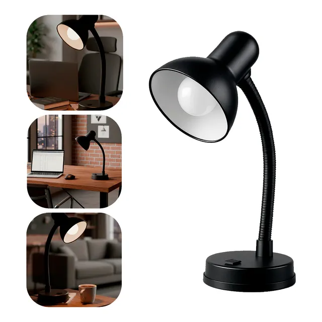 Luminária Mesa Bivolt Abajur Articulada Quarto Escritório Nano Bateria
