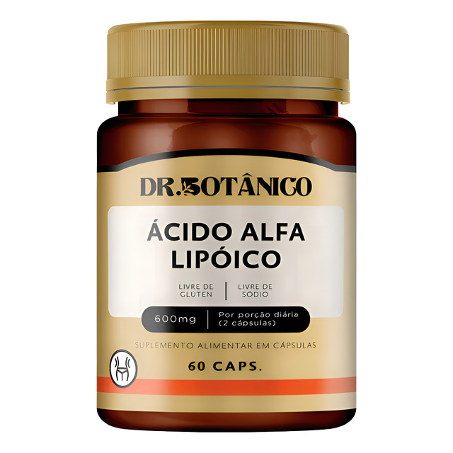 Acido Alfa Lipoico 600mg 60 Capsulas - Dr Botanico