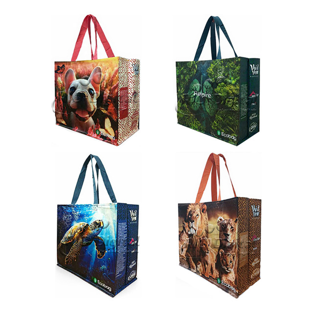 Kit 04 Sacolas Retornaveis Ecobag De Rafia - 35x40x18 4