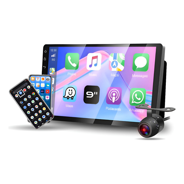 Multimídia 9 Polegadas 232 Gb Car Play Android Auto
