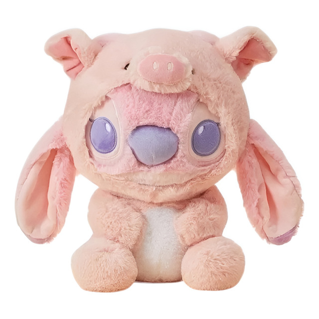 Pelúcia Angel Rosa 50cm Grande Lilo & Stitch + Brinde