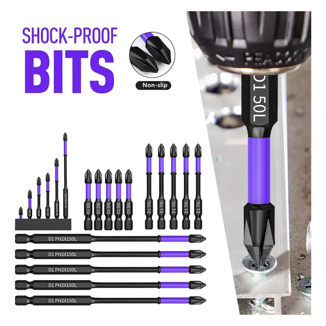 Kit De Ponteiras Imantadas Para Chave De Fenda - 6 Peças