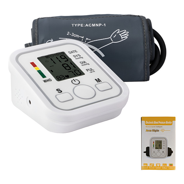 Aparelho De Medir Pressão Arterial Monitor Automático Branco