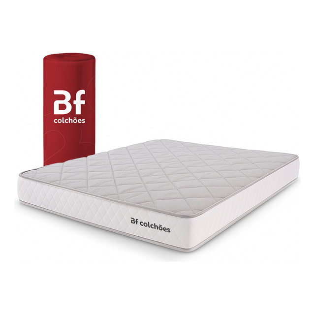Colchão Casal Ortopédico de Espuma D45 a Vácuo 138x188cm BF Colchões