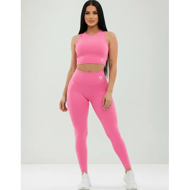 Conjunto Feminino Zero Transparência Legging E Cropped