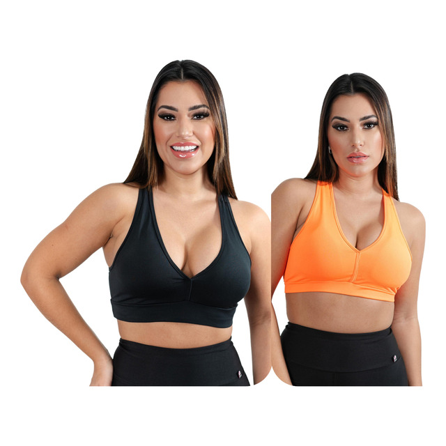 Kit 2 Top Nadador Academia Fitness ,liso C/bojo Para Malhar